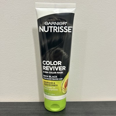Garnier Nutrisse Color Reviver 5-Min Mask Rich Black Color-Treated Hair 4.2oz