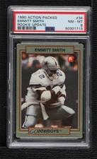1990 Action Packed Rookie Update Emmitt Smith #34 PSA 8 RC HOF