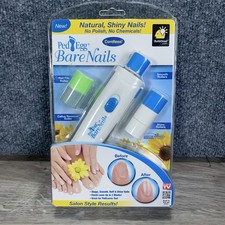NEW PedEgg Bare Nails Electronic Nail Care Sy...