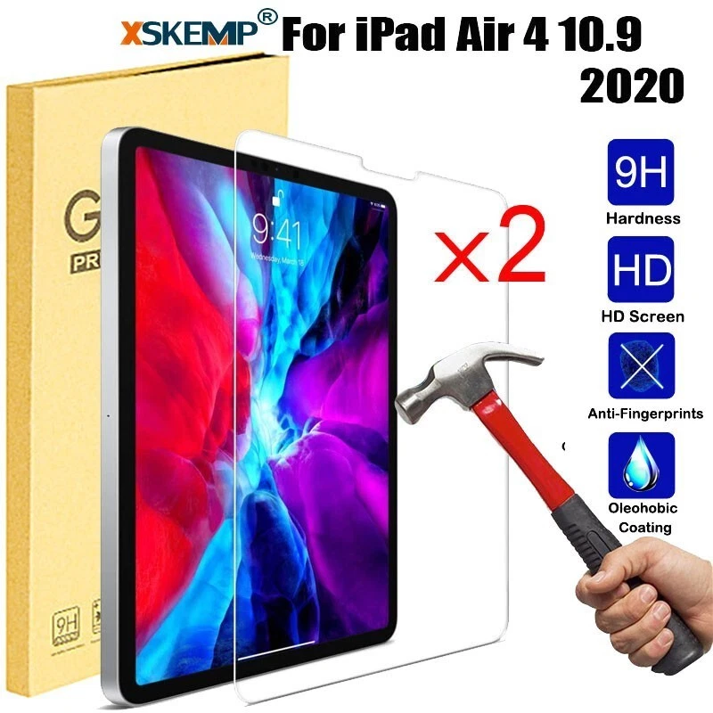2Pcs For iPad Air 5th 4th 3rd Air 2 1 Generation Tempered Glass Screen Protector - Image 2 of 4