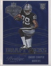 2015 Panini Prestige Draft Picks Retail Jumbo Blue Amari Cooper #3 3b3
