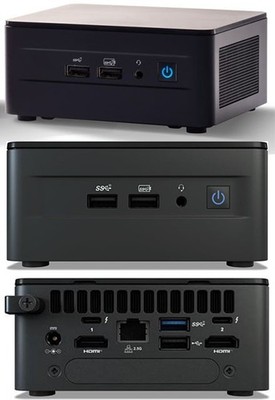 Intel NUC12WSHi7 (Intel Core i7-1260P 4,70GHz, 2x HDMI, 2x Thunderbolt 4, 2.5