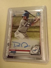 2020 Bowman Chrome Drew Avans AUTOGRAPH #CPA-DA Rookie Baseball