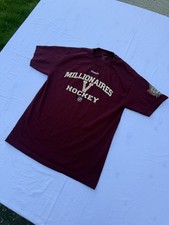 2014 Reebok Vancouver Millionaires Heritage Classic Burgundy T-Shirt Size Medium