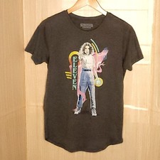 Stranger Things Girls Eleven Grey Tee Large