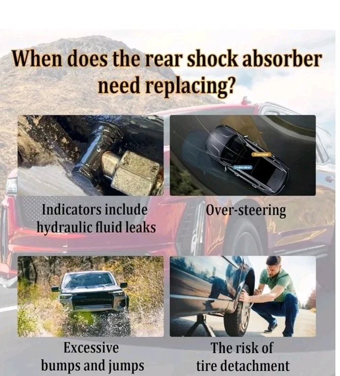 2 Packs Rear Air Shocks Strut Absorber for 2015-2021 Escalade Chevy Tahoe Suburb Foto 3 de 4