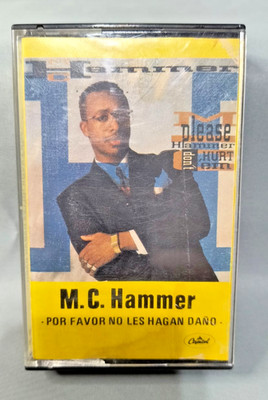 RARE M.C. Hammer Please Hammer Dont Hurt Em Cassette 1990 ARGENTINA Spanish