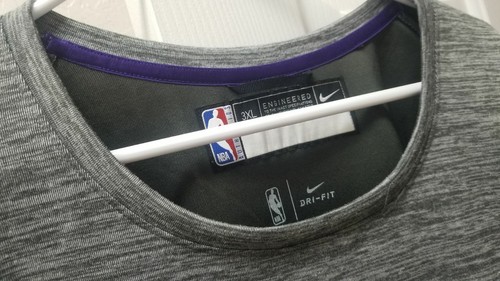 RARE NIKE Los Angeles Lakers NBA Team Issue Practice sweatshirt Sz 3xl NWOT - Picture 7 of 16