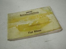 LIBRETTO - MANUALE USO E MANUTENZIONE FIAT RITMO 1°SERIE - IN TEDESCO - ORIGINAL