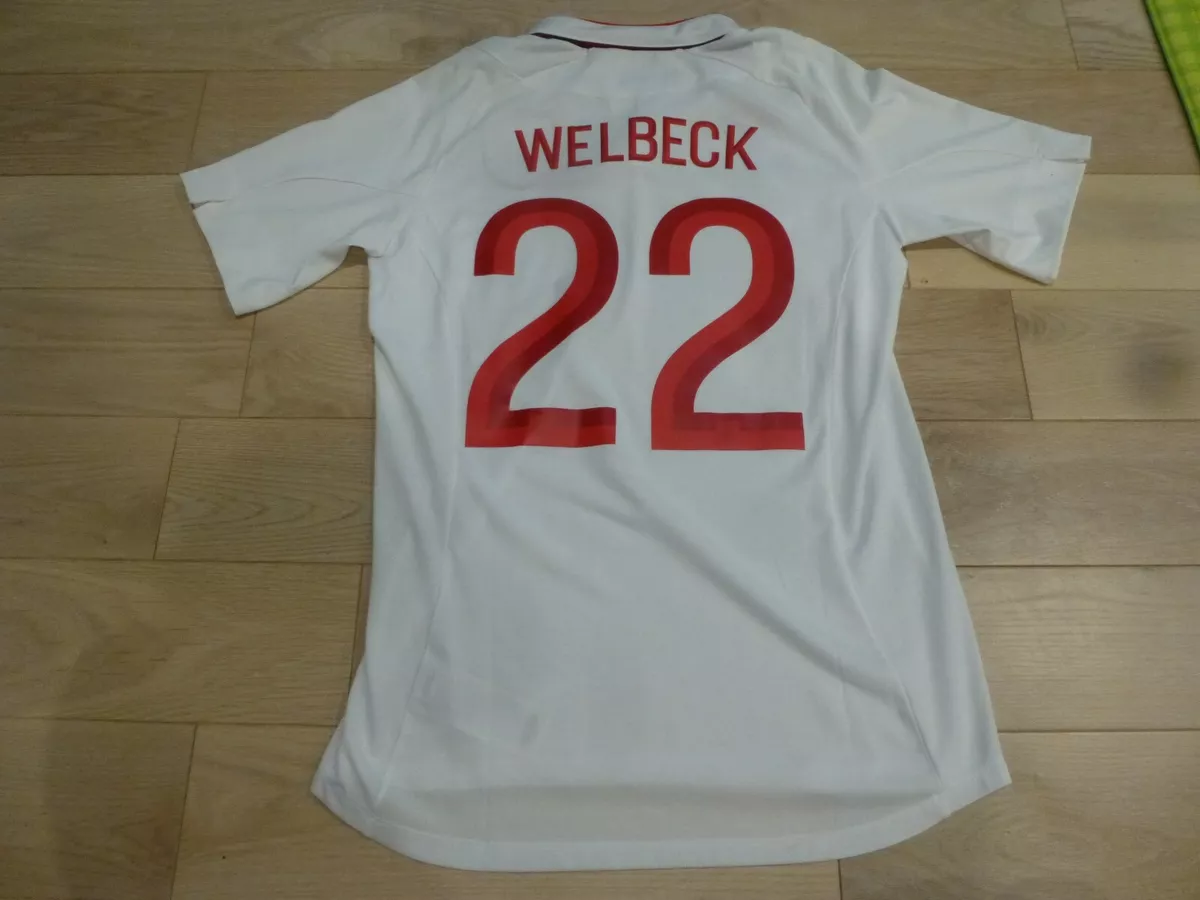 England No21 Welbeck Away Soccer Country Jersey