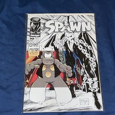 Spawn #10 1993 NM Crossing Over Guest-starring Cerebus by Dave Sim