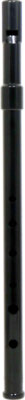 Glenluce Kinvara HIGH D TUNEABLE WHISTLE, schwarzes ABS, mit Tasche. Von Hobgoblin
