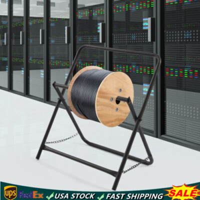 Single Spool Cable Caddy Industrial Rack Dispenser for Pulling Rolling Wire Reel