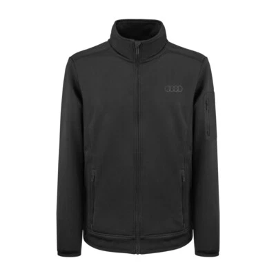 Original Audi Fleecejacke Herren, schwarz