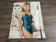 Vintage Fredericks Of Hollywood Sexy Lingerie Model Store Display Poster #28