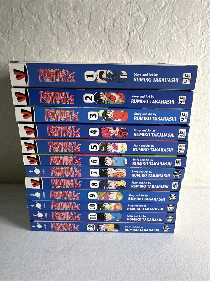 Ranma 1/2 Manga By Rumiko Takahashi Lot Of 12-English Vol. 1 thru 12 - Image 3 of 4