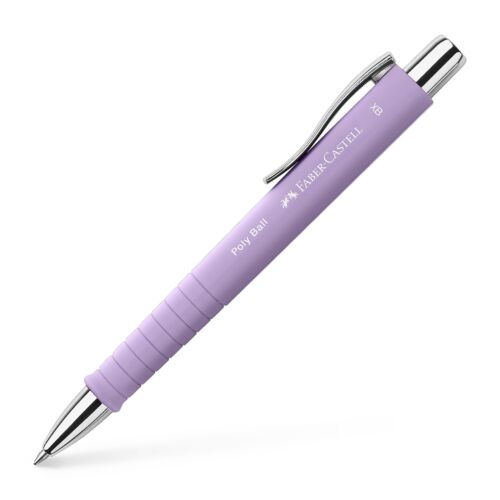 Faber-Castell Poly Ball Edition Ballpoint Pen, XB - Sweet Lilac,Purple - 第 1/4 張圖片