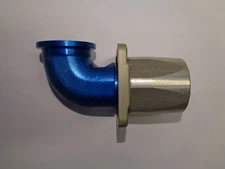 AIRCRAFT ALUMINUM HYDRAULIC ELBOW HOSE COUPLING R200020-90 NEW