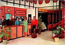 Lubbock, TX Texas VILLA INN MOTOR HOTEL Neil~Kitty Delavan ROADSIDE 4X6 Postcard