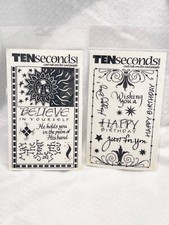 2 TEN SECONDS STUDIO COOL RUB ONS FOR COOL PEOPLE - BRAND NEW