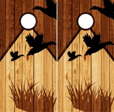 Ducks Cornhole Wraps Board Decals Skins