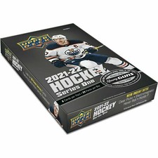 2021-22 UD SERIES 1 HOCKEY HOBBY BOX young gun?ZEGRAS,CAUFIELD,KNIGHT,SWAYMAN?RC