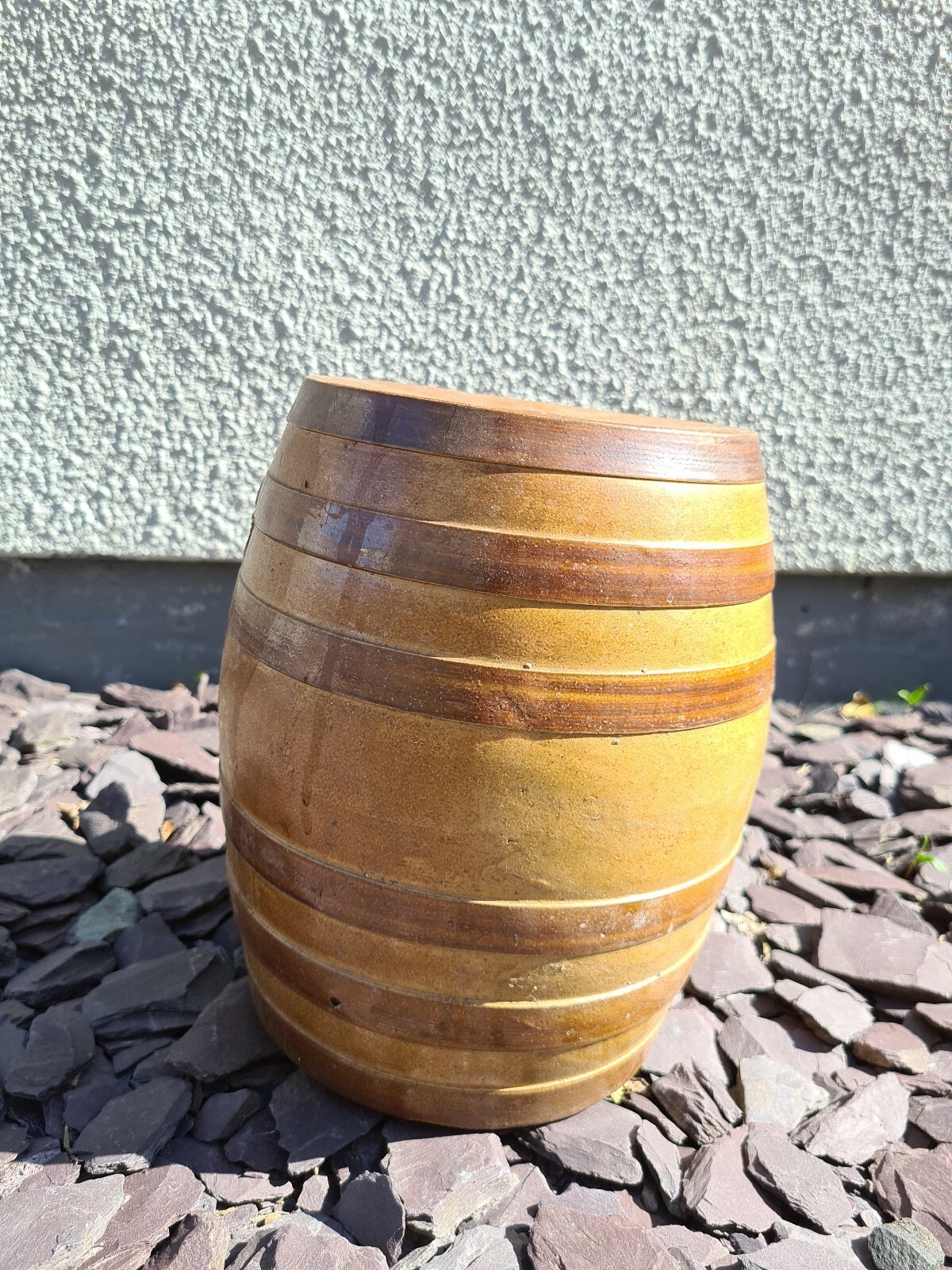 Decorative Vintage Clay Beer Barrel eBay