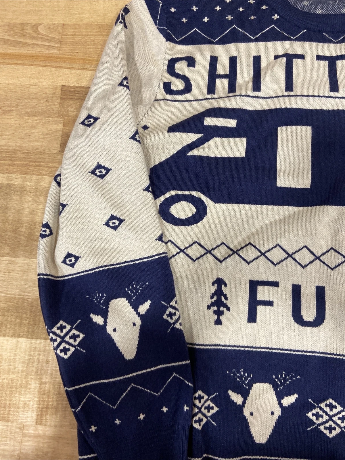 Shitters Full National Lampoons Christmas Ugly Sweater