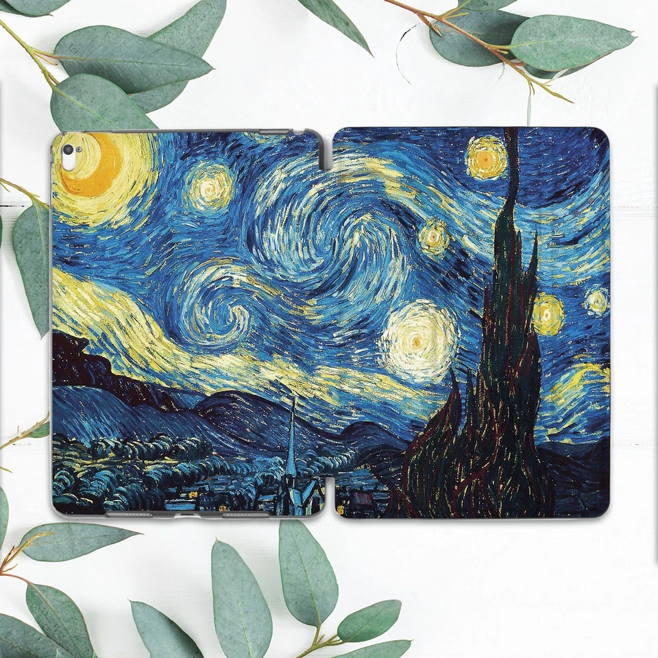 Starry Night Van Gogh Art Case For iPad 10.2 Pro 12.9 11 9.7 Air 3 4 5 Mini - Image 4 of 4