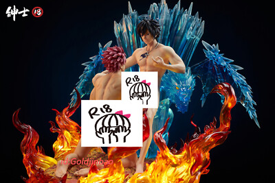Shenshi18 Studio FAIRY TAIL Gray VS Natsu Resin Statue Cast Off 1