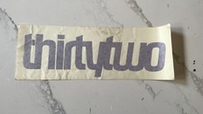 Thirtytwo Large Blue Decal 11 in x 3.5 in 32 Snowboarding Transfer Sticker