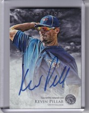 2013 TOPPS INCEPTION #PA-KP KEVIN PILLAR AUTOGRAPH TORONTO BLUE JAYS 6130