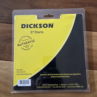 DICKSON C410 Pressure Chart 8