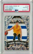 2020 Panini Prizm DP Deni Avdija Global Prospects Fast Break PSA 10