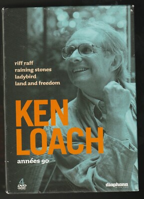 KEN LOACH ANNEES 90 BOX 4 DVD FRANZÖSISCH RIFF RAFFF MARIENKÄFER REGENSTEINE