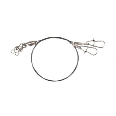 Savage Gear Titanium Jerkbait Trace with Swivel/Needle Snap 15kg 0.40mm 2pk