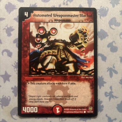  Duel Masters TCG - Automated Weaponmaster Machat (73/110) Creature
