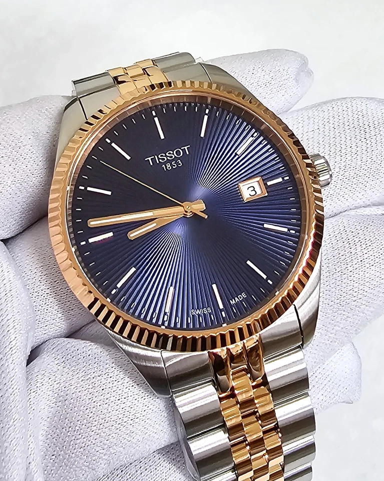 Reloj para hombre Tissot Ballade cuarzo 40 mm esfera azul SS T156.410.22.041.00