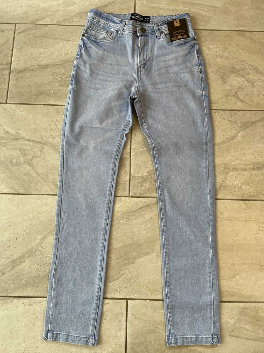 MEN CRAZY BULL JEANS SLIM FIT SIZE 30 32 34 36 38 eBay