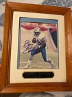 Barry Sanders Gridiron Auth. 8x10 Framed & Matted Autographed Photo w/Gridiron