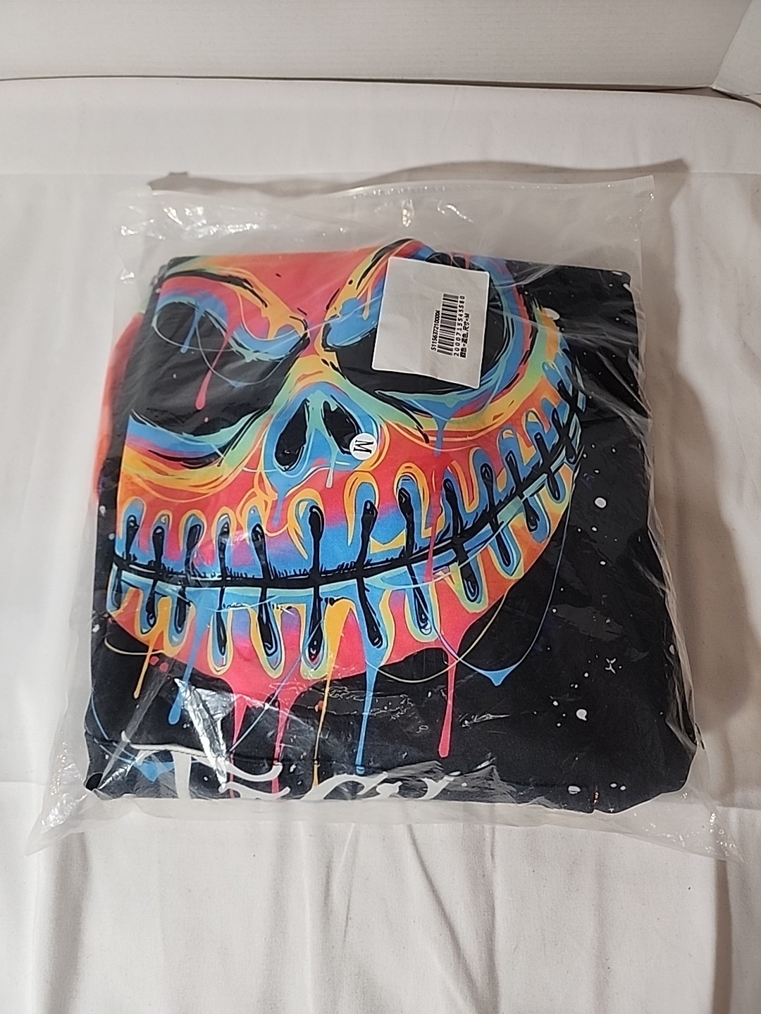 Jack Skellington Hoodie Colorful Nightmare Before Christmas Size Medium