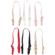 6 Pcs Bra Strap Clips Non Adjustable Buckle Holder for Women