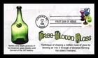 Dr Jim Stamps 33c Free Blown Glass First Day Issue RRAGS Cachet Cover