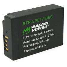 Wasabi Power Battery for Canon LP-E17 Fully Decoded
