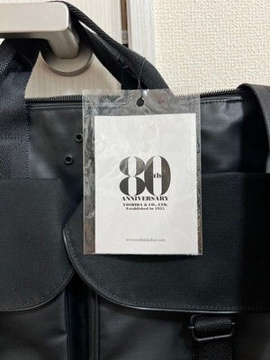 PORTER Yoshida 80th Anniversary Helmet Bag Black 2-Way Shoulder