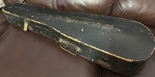 Antique Wood Coffin Violin Case