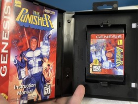 Punisher (Sega Genesis, 1994) Authentic Cart CIB 