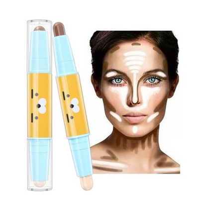 Doppelseitiger Kontur Concealer Highlighter Multifunktions Make up Stift