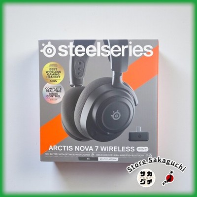 SteelSeries Arctis Nova 7P Gen2 Wireless Gaming Headset Black for PlayStation5 4