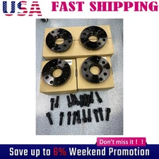 4x fit Audi VolksWagen Staggered 15 MM & 20 MM Wheel Spacers 5x100 5x112 57.1 Xm